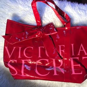 VS paten leather tote